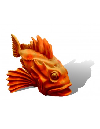 sculpture poisson rouge