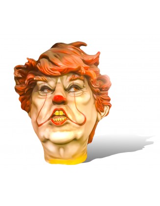 Tête Trump clown
